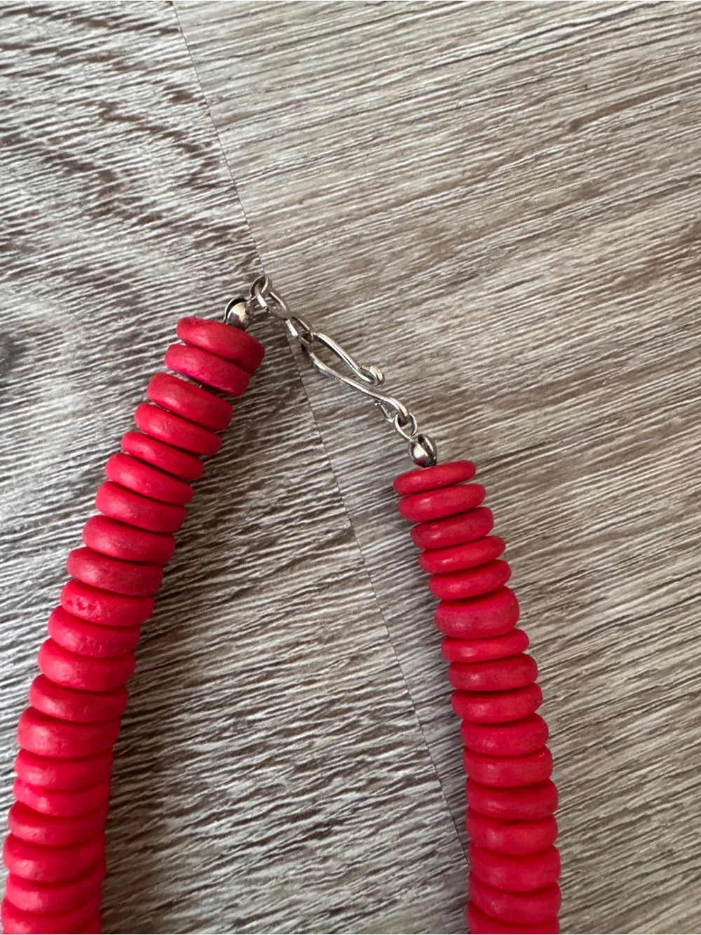 Teacher School Necklace Beaded Pencil Apple Bus Whimsical Vintage Red